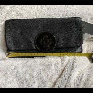 Ted baker gorgeous black leather clutch ❤️